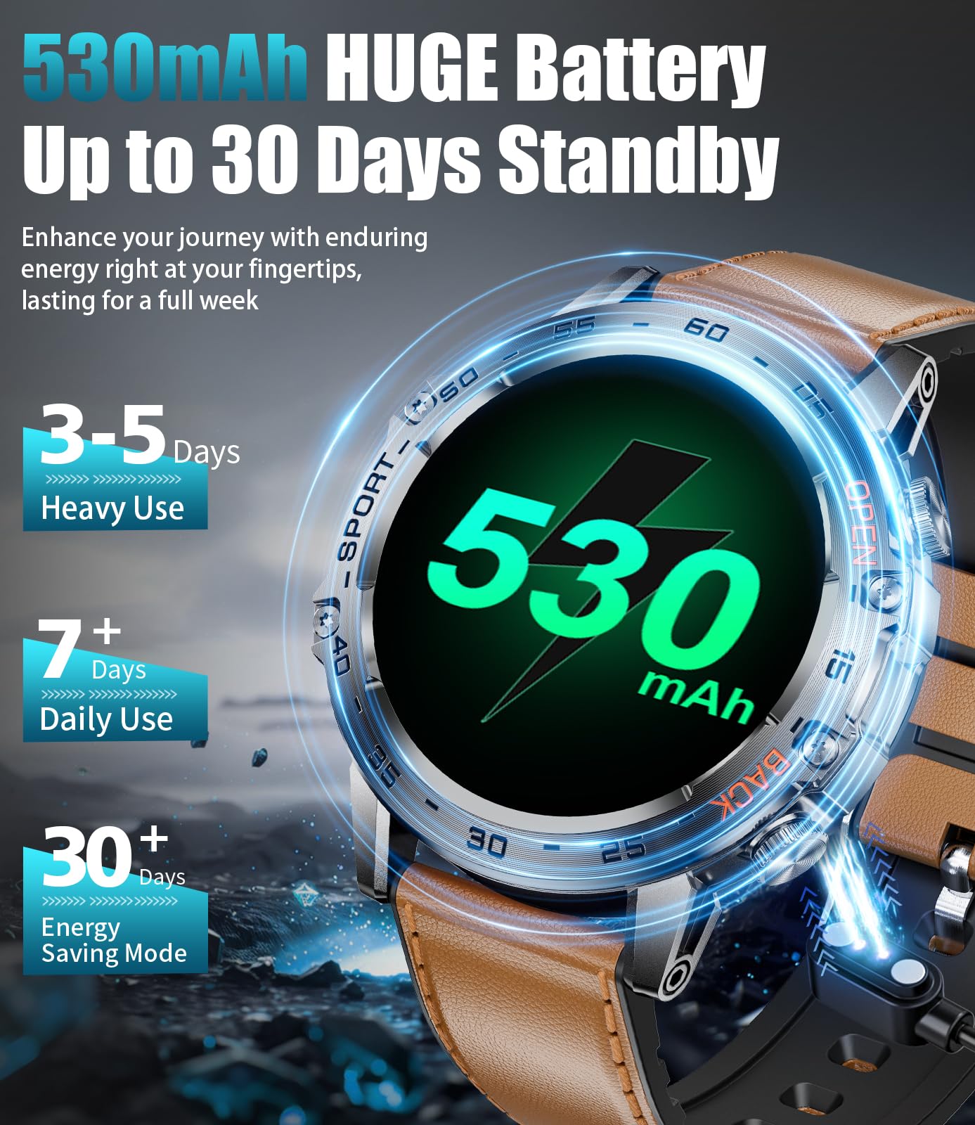 Sunkta Smart Watch For Men(Answer/Dial Calls),1.43 ' ' Amoled/100 Sports Modes, 5Atm Waterproof Fitness Watch With Heart Rate/Sp